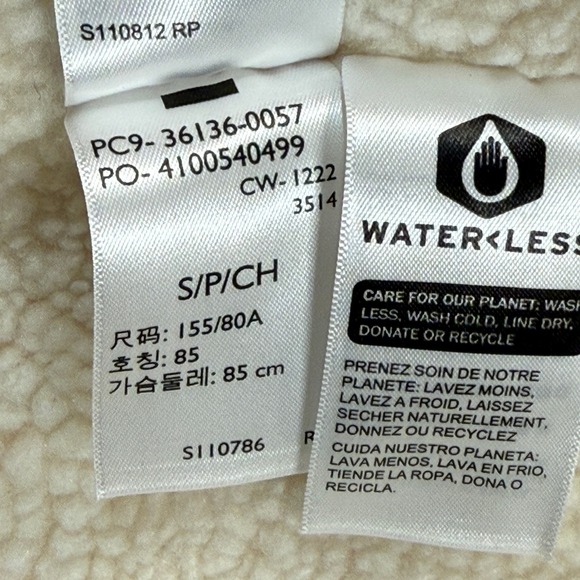 Levis Womens Pink Corduroy Sherpa Lined Original Trucker Jacket Small NEW NWT - Picture 11 of 16